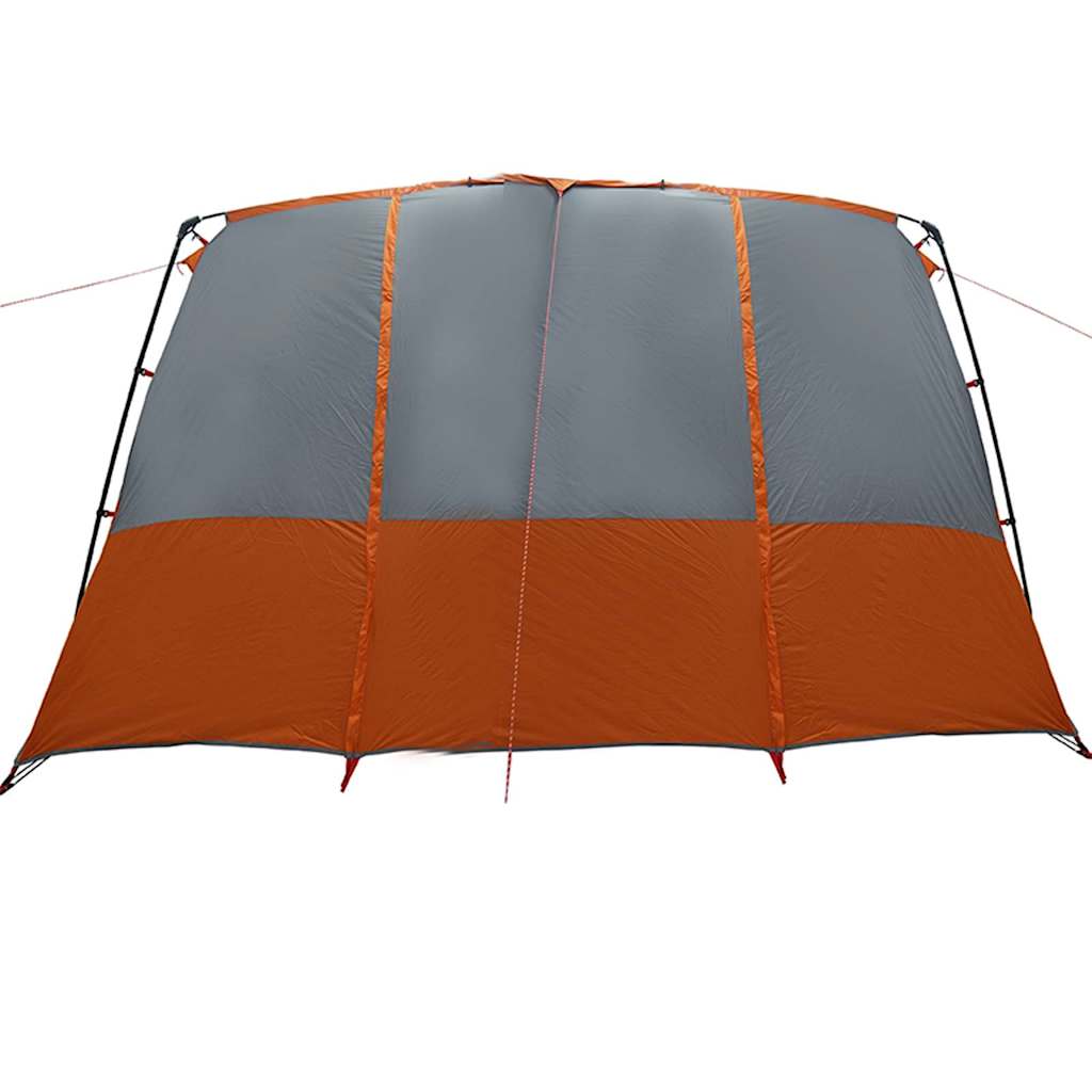 Family Tent 12-Person Grey and Orange 760 x 645 x 230 cm