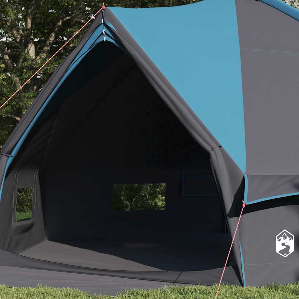 Teepee Tent 10-Person Blue and Grey 567 x 470 x 242 cm
