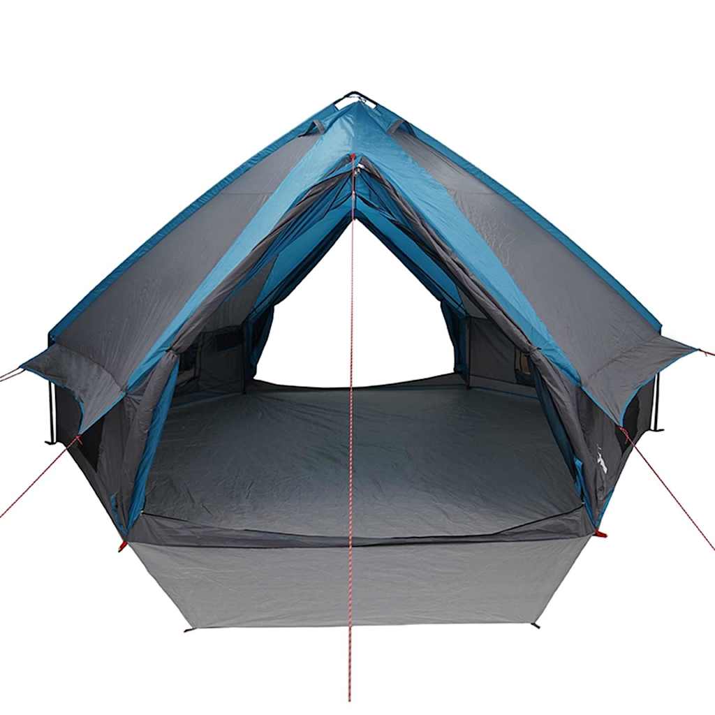 Teepee Tent 10-Person Blue and Grey 567 x 470 x 242 cm