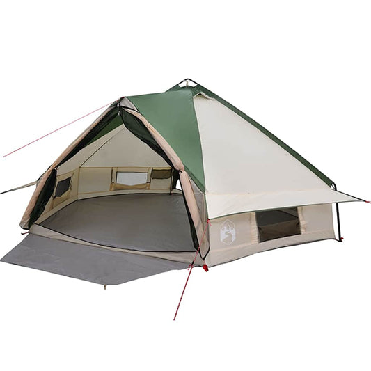 Teepee Tent 8-Person 8-Person Green and White