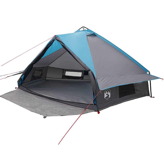 Teepee Tent 8-Person 8-Person Blue and Grey