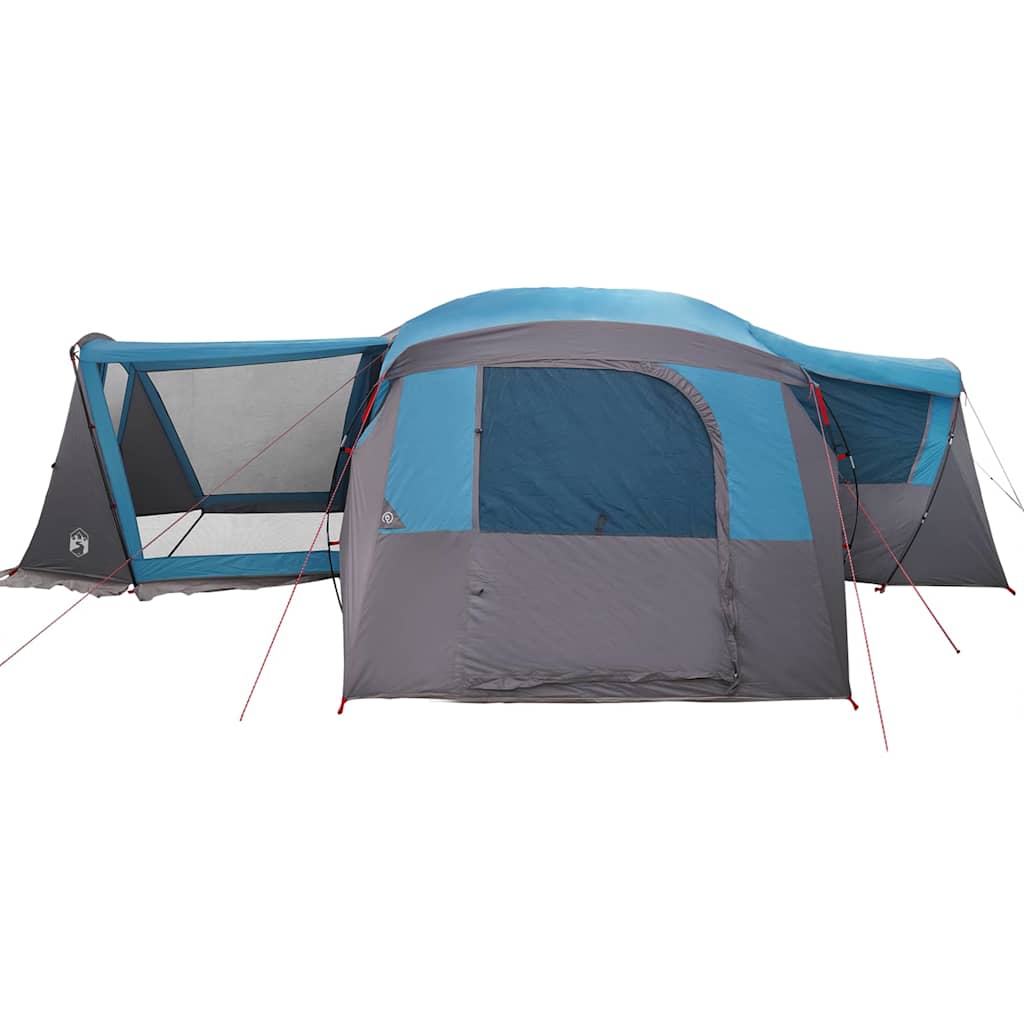 Family Tent 20-Person Blue and Grey 745 x 700 x 217 cm