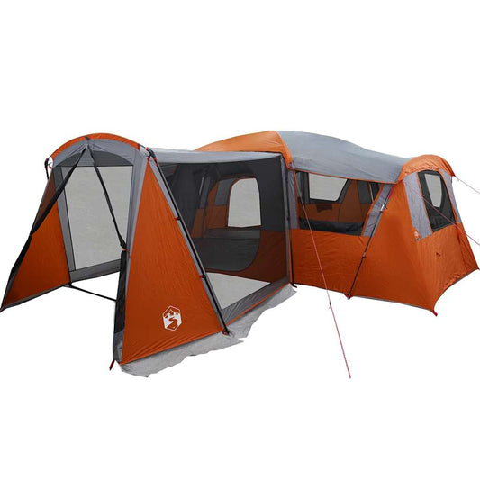 Family Tent 20-Person 20-Person Grey and Orange
