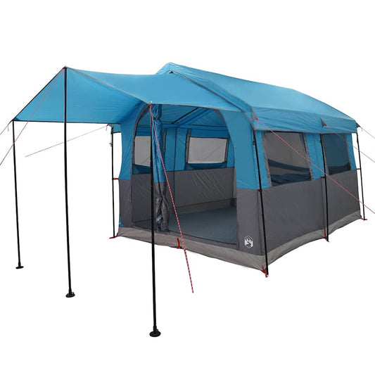 Family Tent 4-Person 4-Person Blue and Grey