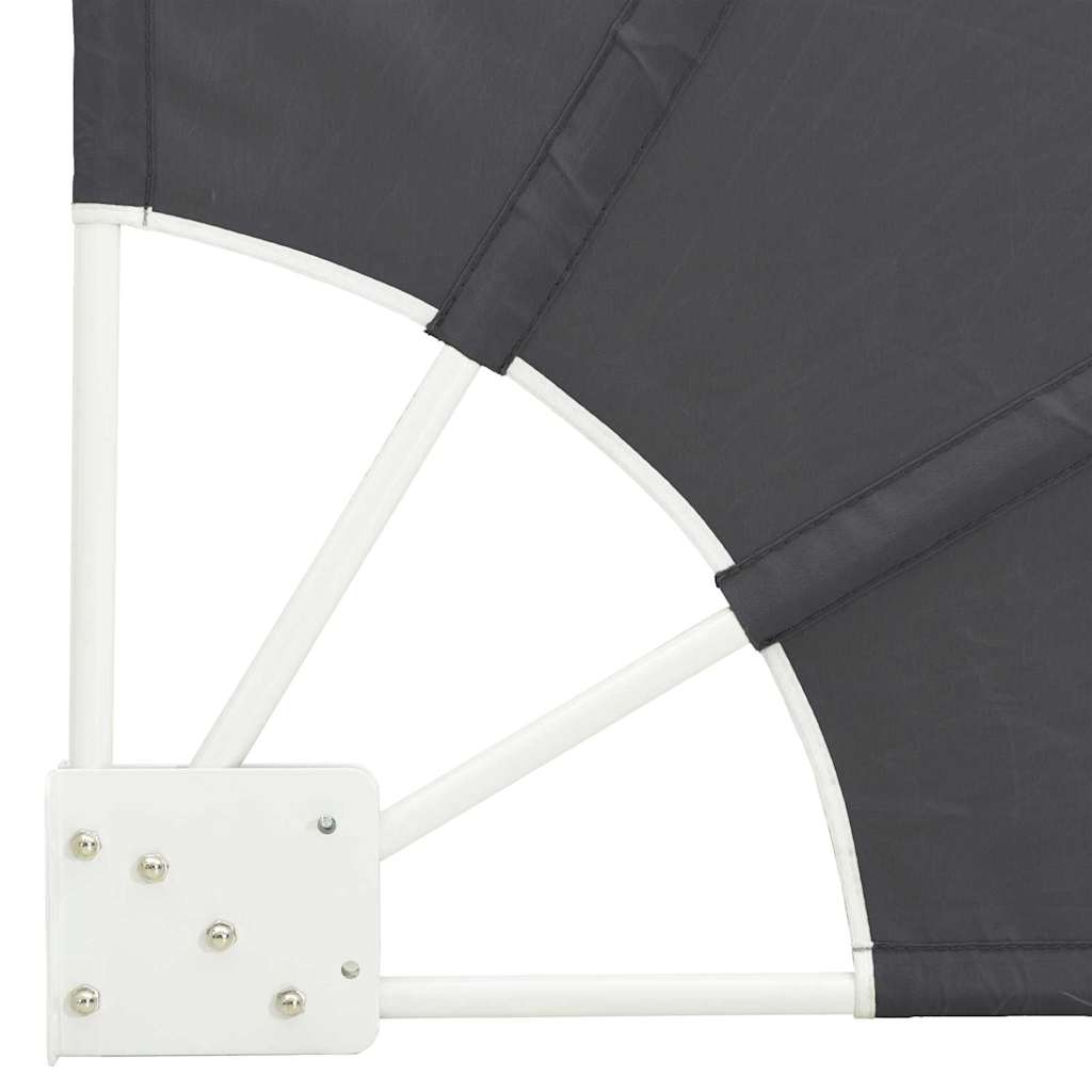 Balcony Privacy Screen 140 x 140 cm Polyester Black
