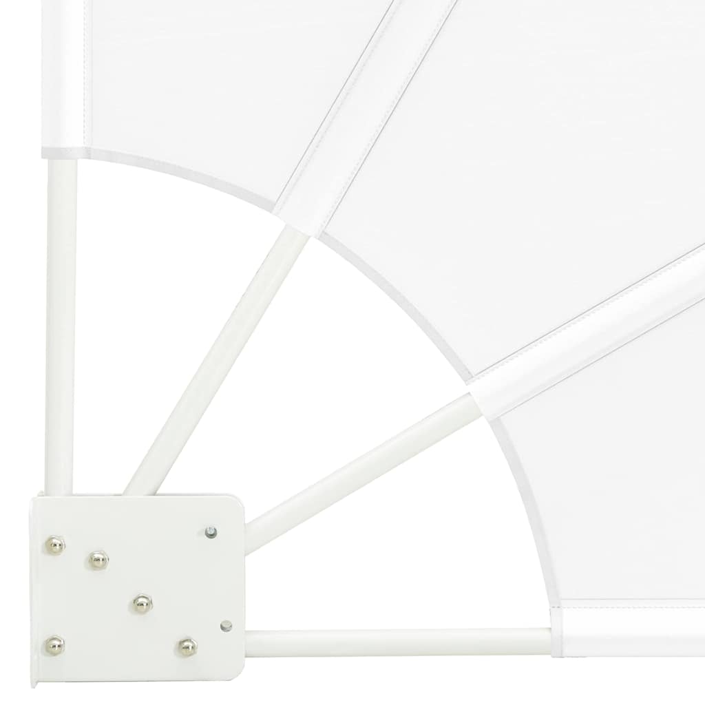 Balcony Privacy Screen 210 x 210 cm Polyester White