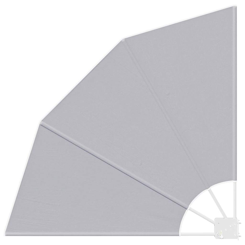 Balcony Privacy Screen 115 x 115 cm Polyester Grey