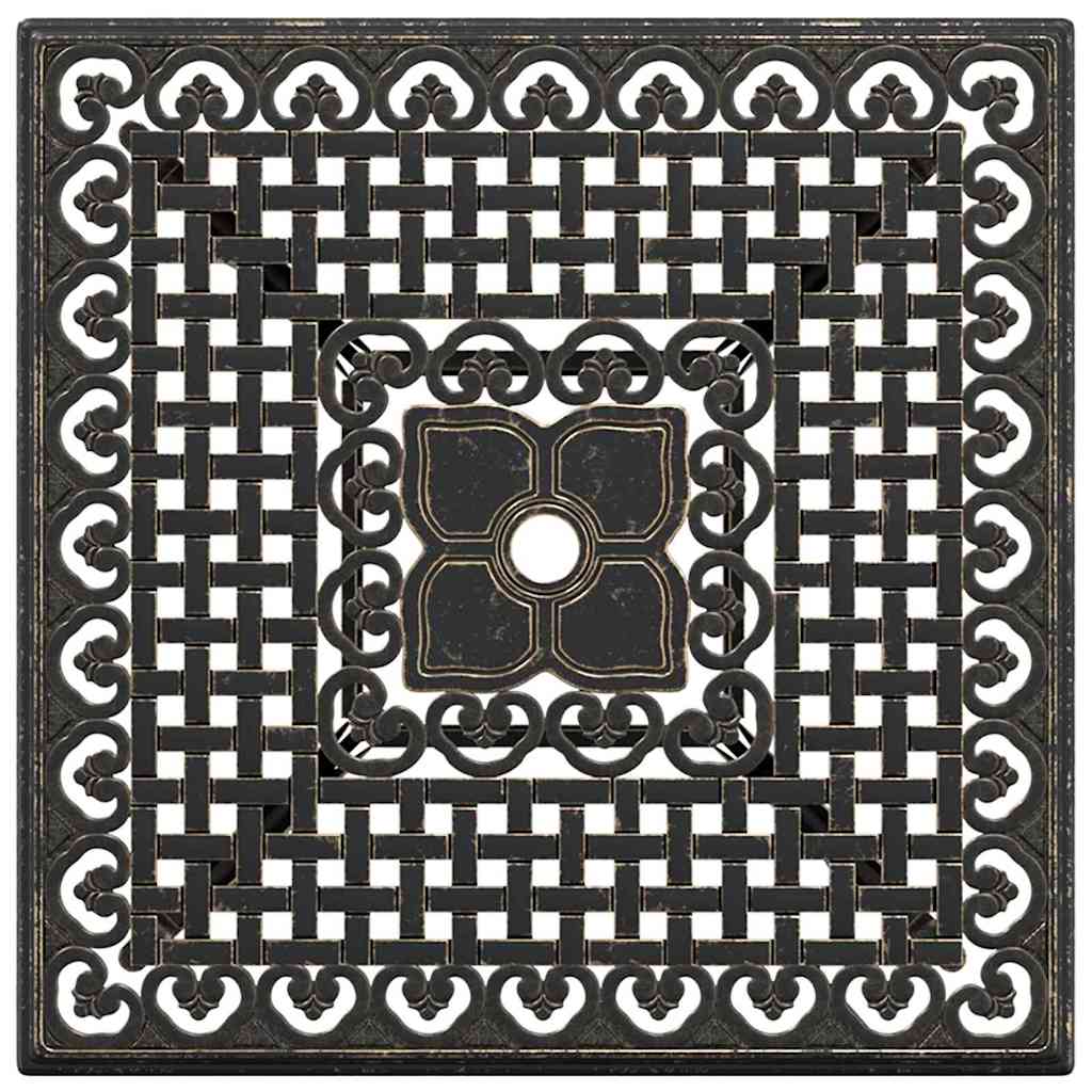 Garden Table Set 3 pcs Bronze Cast Aluminium