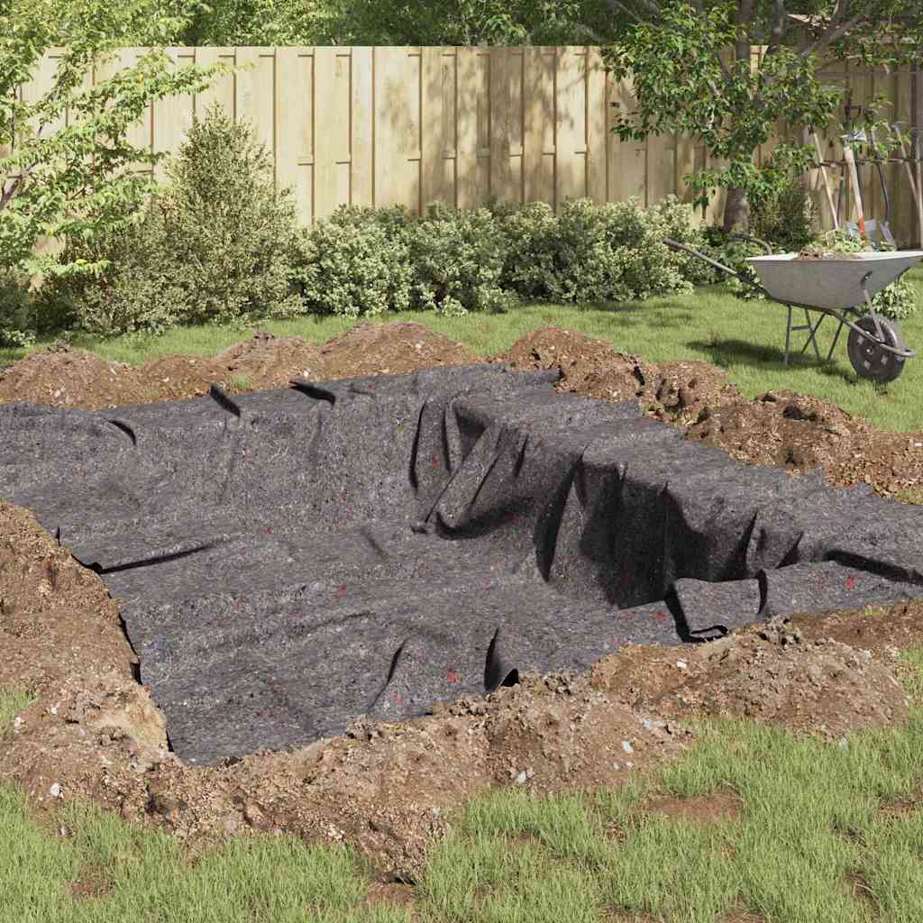 Pond Fleece Folding Grey 1 x 50 m Polyester and Cotton