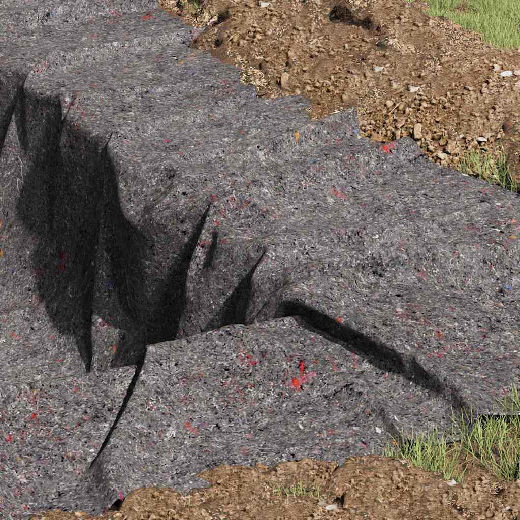 Pond Fleece Folding Grey 1 x 25 m Polyester and Cotton