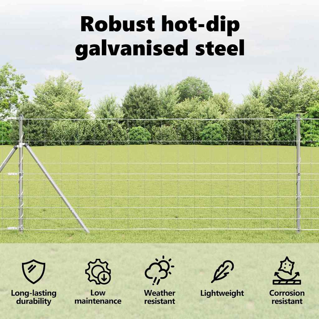 Wild Fence Hot Dip Galvanized 1000 x 100 x 0.18 cm Iron