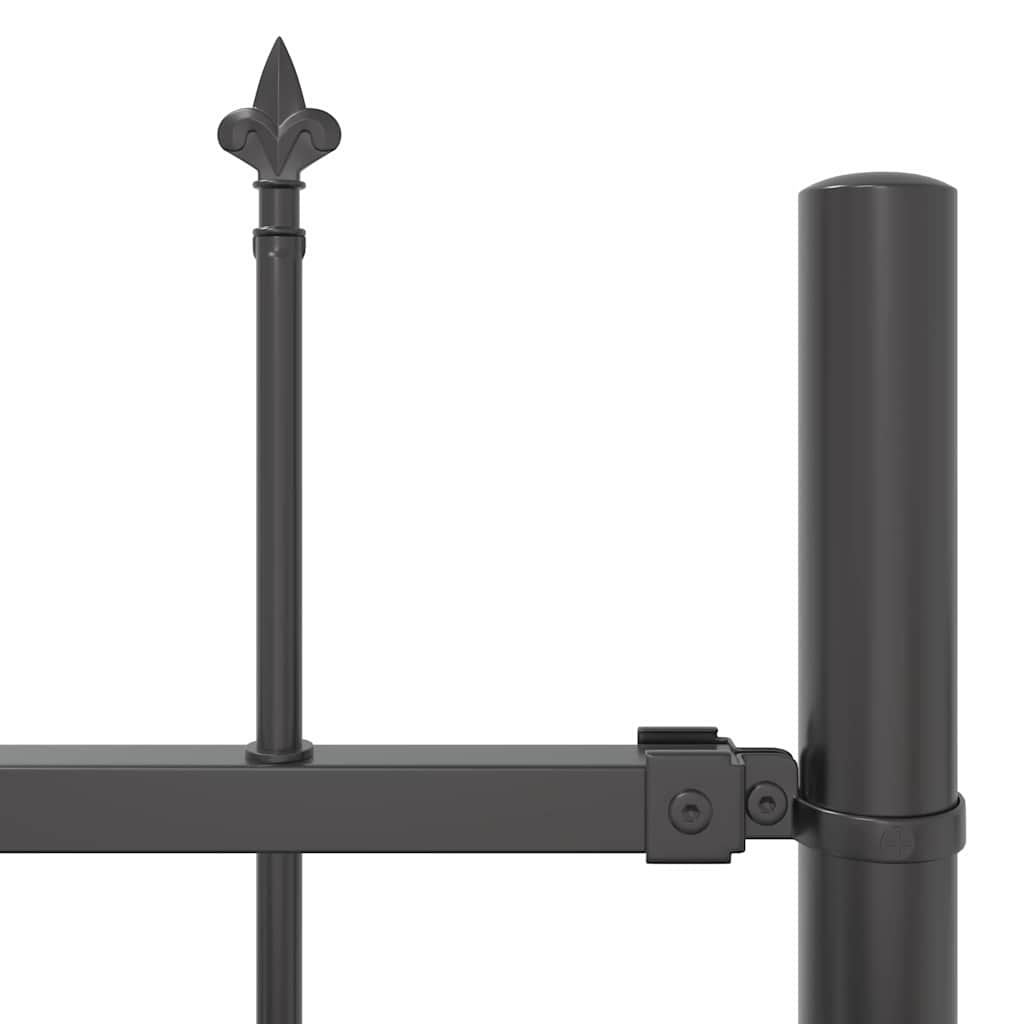 Garden Fence Woerden Grey 1.7 x 1 m Powder-coated Steel