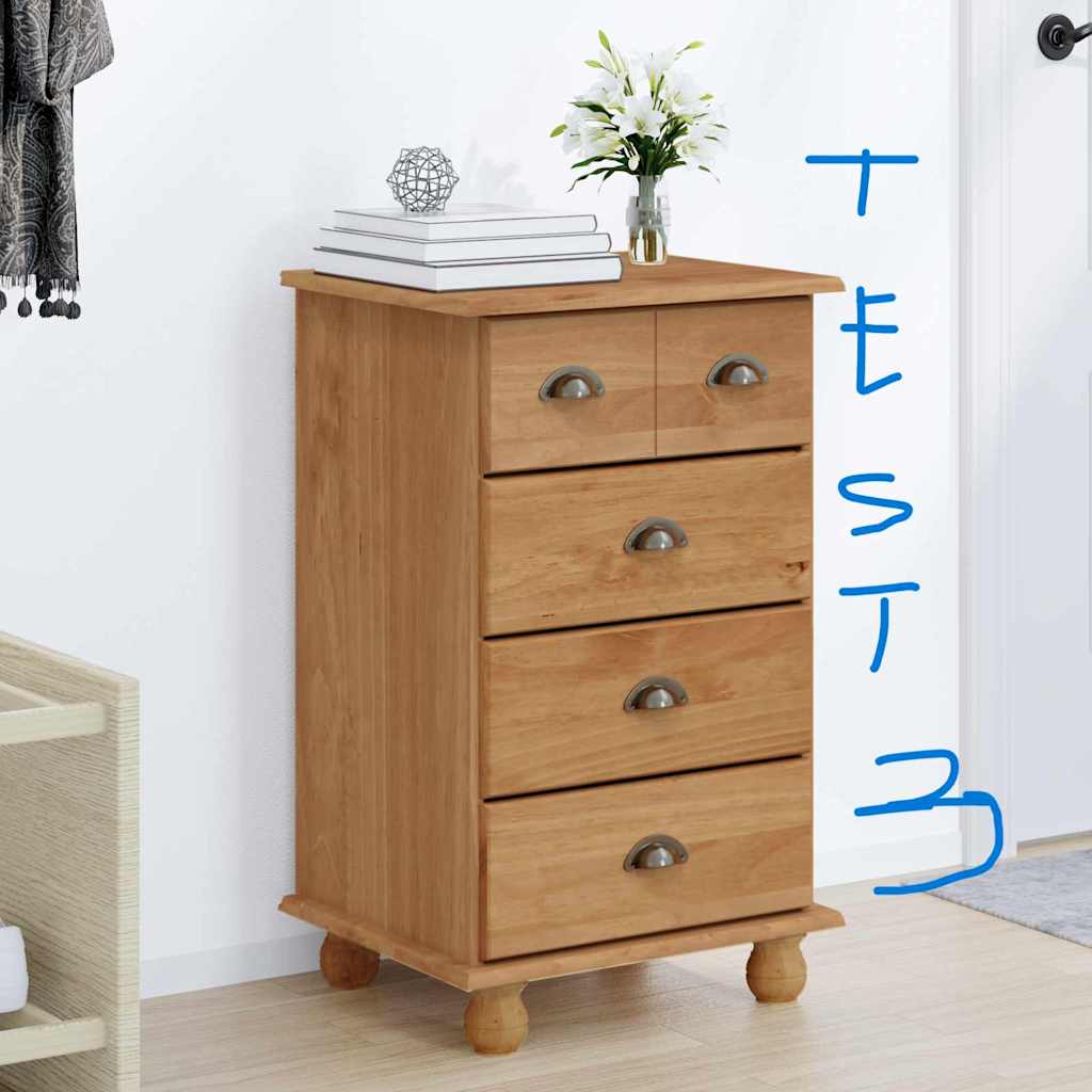 Chest of Drawer 5-Drawer ASKIM Brown 48.5 x 40 x 79 cm