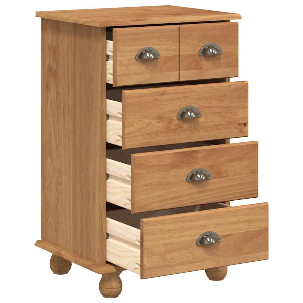 Chest of Drawer 5-Drawer ASKIM Brown 48.5 x 40 x 79 cm