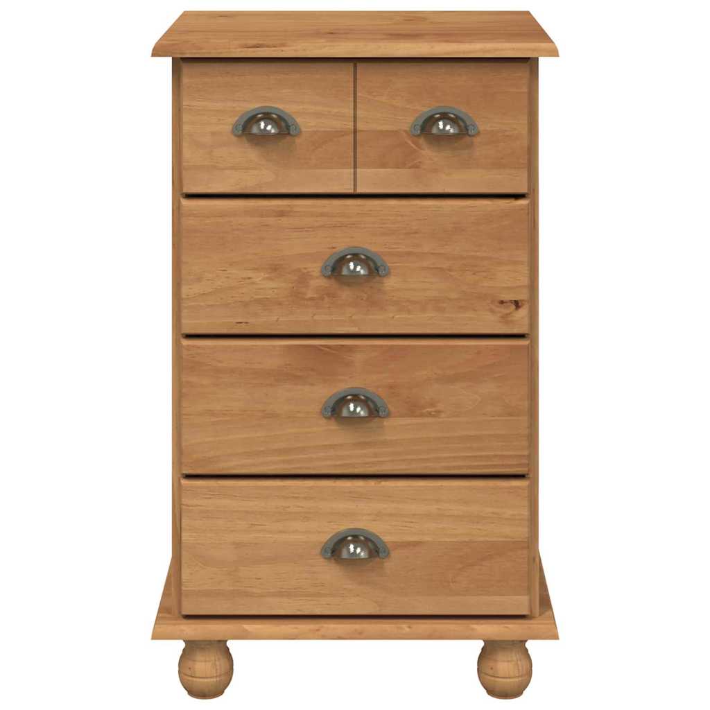Chest of Drawer 5-Drawer ASKIM Brown 48.5 x 40 x 79 cm