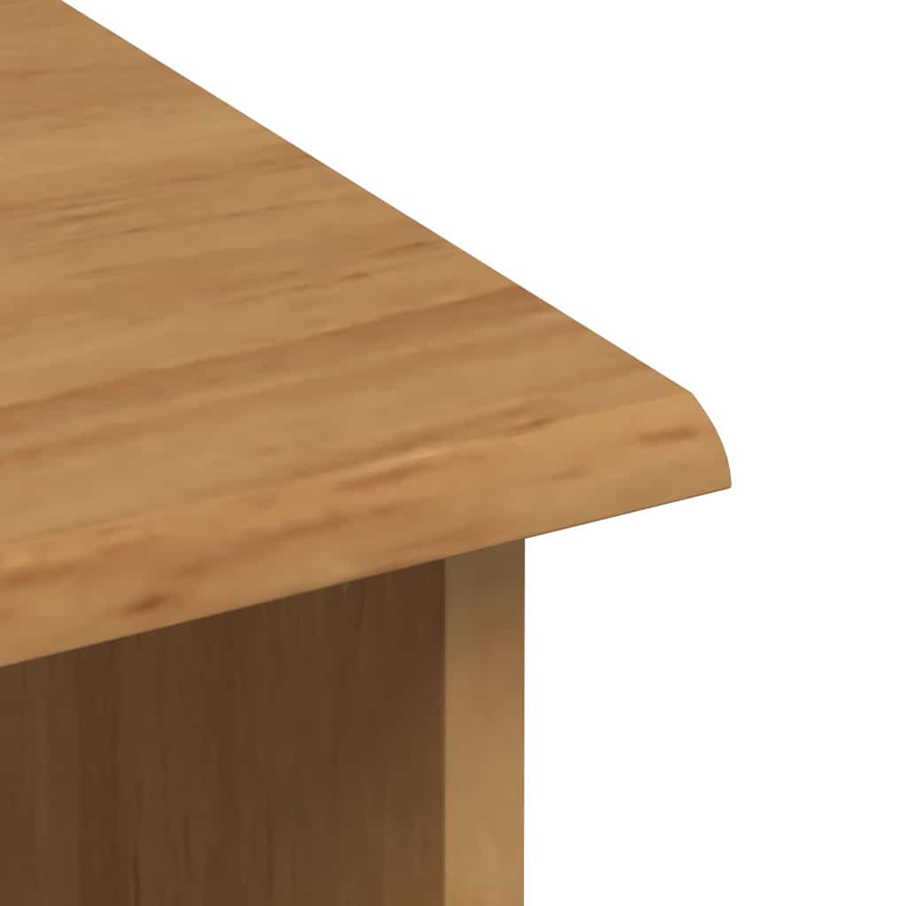 Hutch ASKIM 91 x 30 x 104 cm Solid pine wood