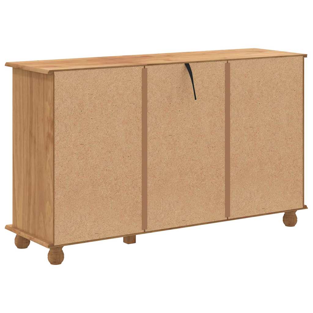 Chest of Drawer ASKIM Brown 79 x 40 x 133.5 cm Solid Pine Wood