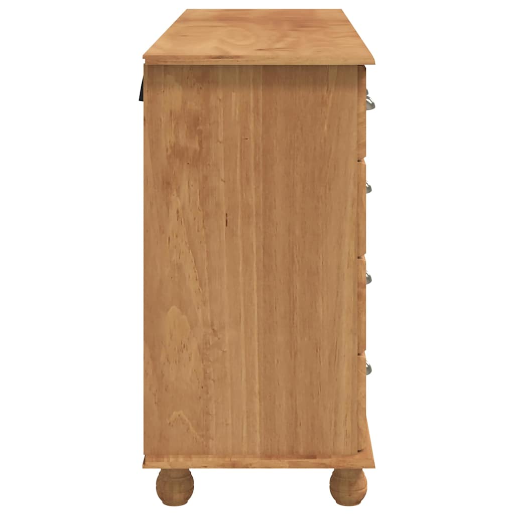 Chest of Drawer ASKIM Brown 79 x 40 x 133.5 cm Solid Pine Wood
