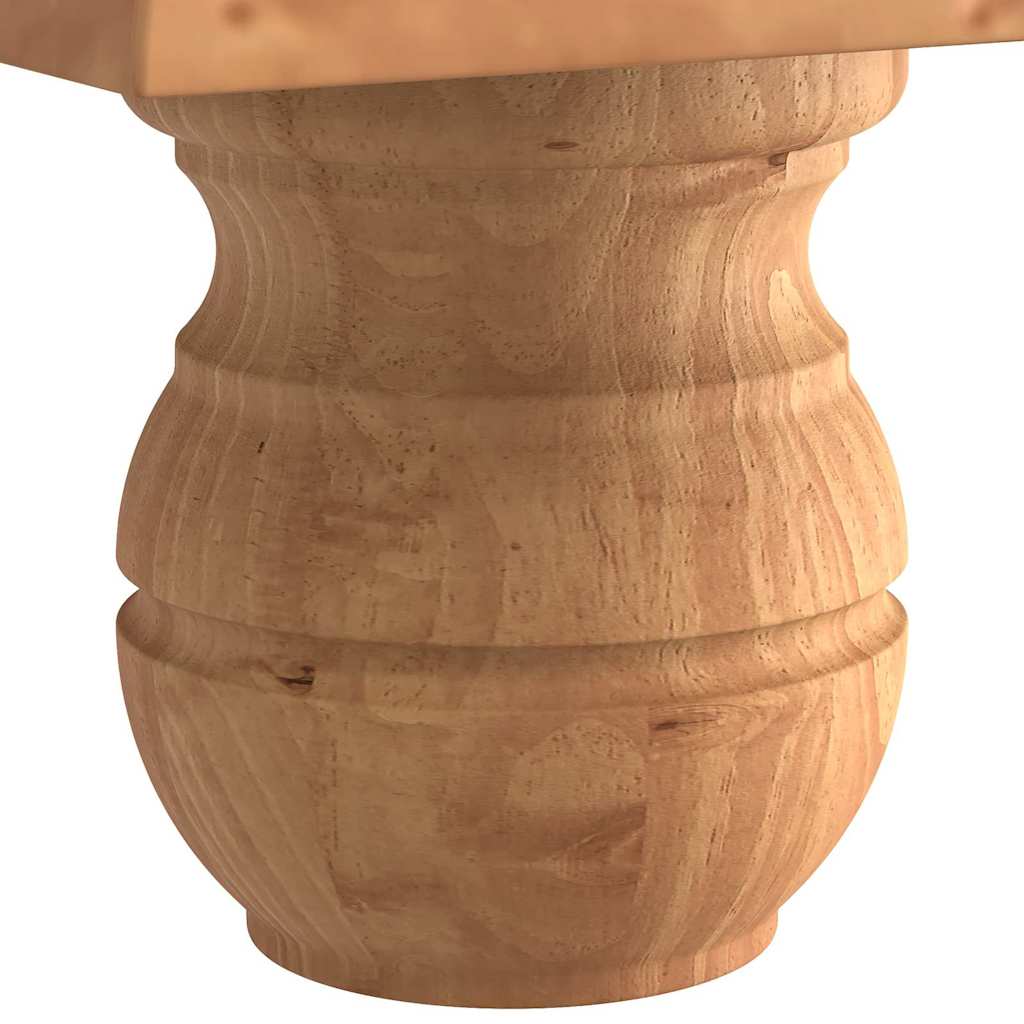 Wine Cabinet ASKIM Honey Wax 57 x 37 x 114 cm Solid Pine Wood
