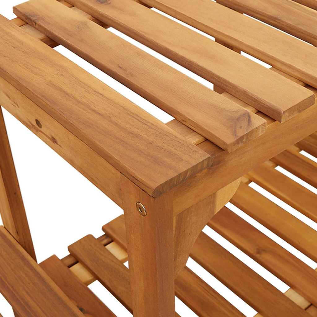 Hot Tub Surround Brown 255 x 255 x 55.5 cm Solid Acacia Wood