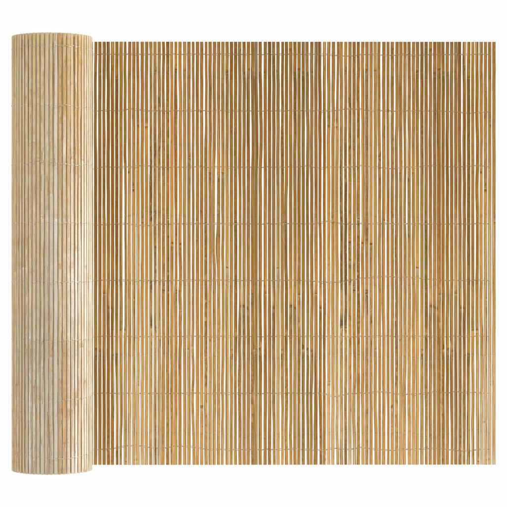 Bamboo Fence Natural 400 x 150 cm Bamboo