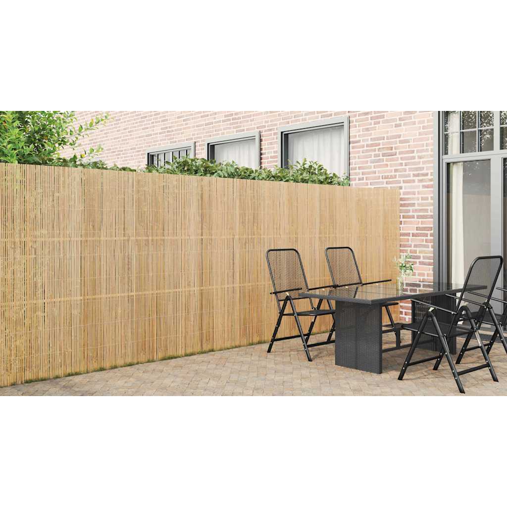 Bamboo Fence Natural 400 x 180 cm Bamboo