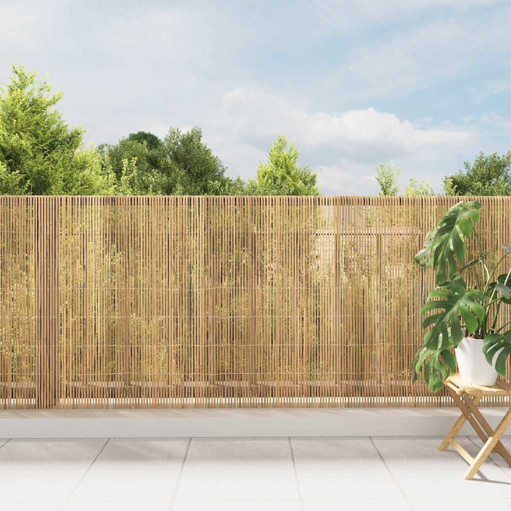 Bamboo Fence Natural 600 x 125 cm Bamboo