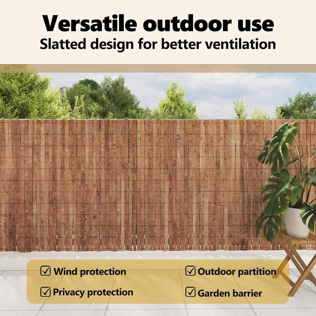 Bark Fence Brown 400 x 125cm Bark