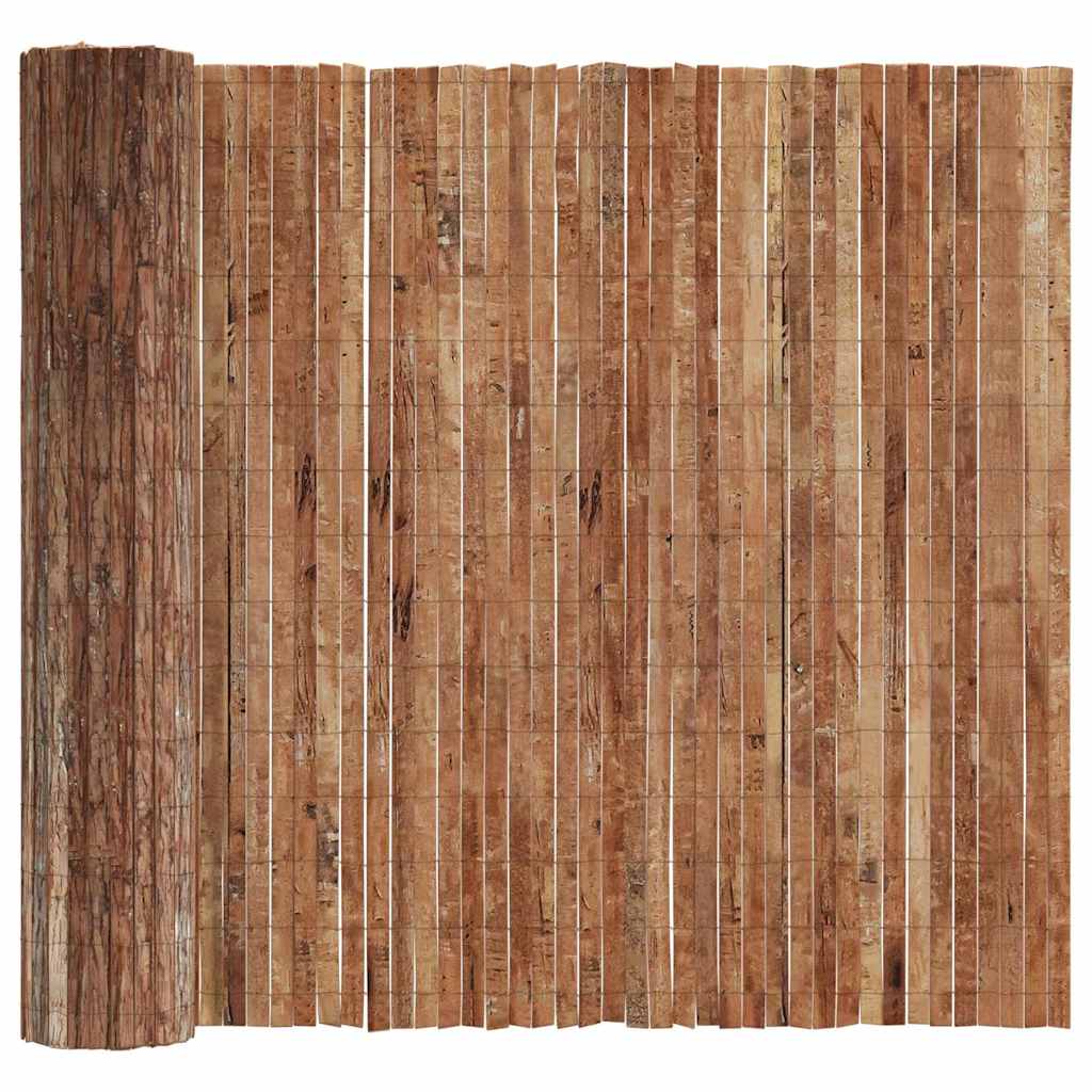 Bark Fence Brown 600 x 125 cm Bark