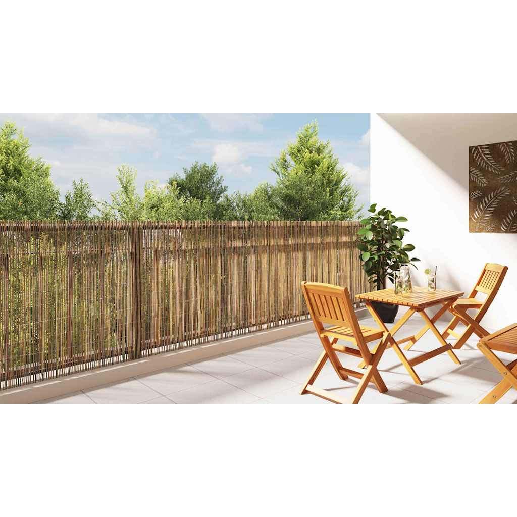 Bamboo Fence Natural 400 x 125 cm Bamboo