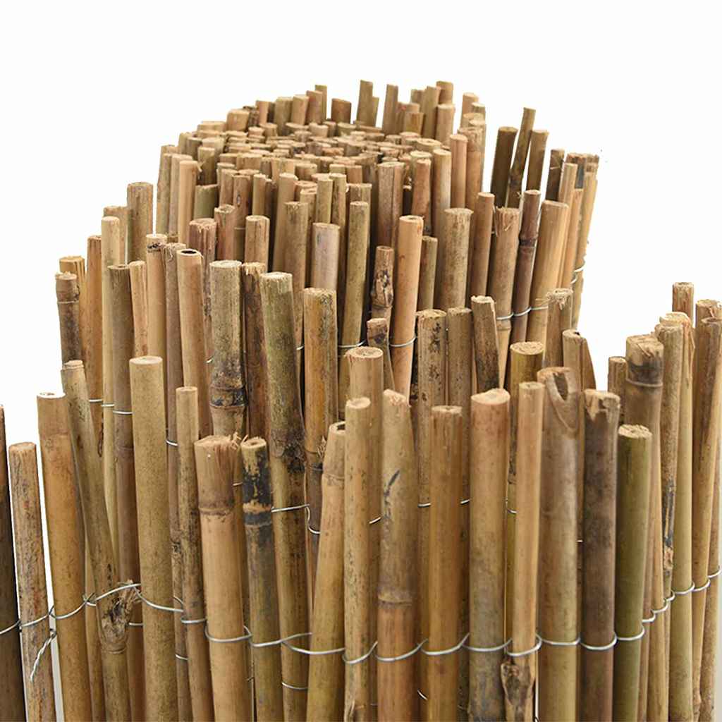 Bamboo Fence Natural 400 x 150 cm Bamboo