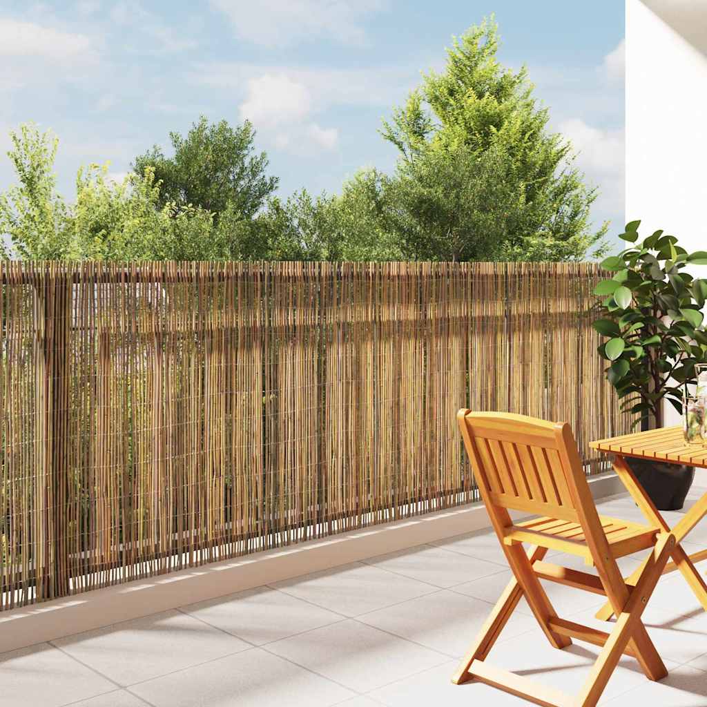 Bamboo Fence Natural 600 x 125 cm Bamboo