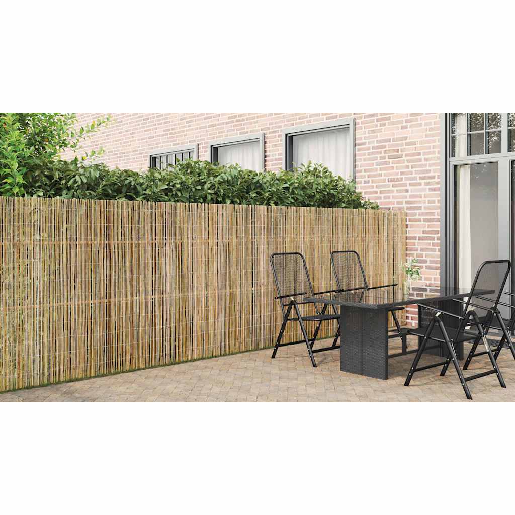 Bamboo Fence Natural 500 x 150 cm Bamboo
