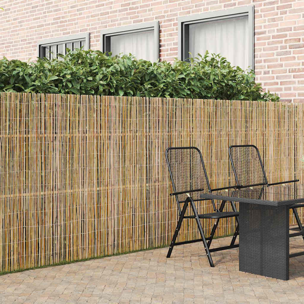 Bamboo Fence Natural 500 x 150 cm Bamboo