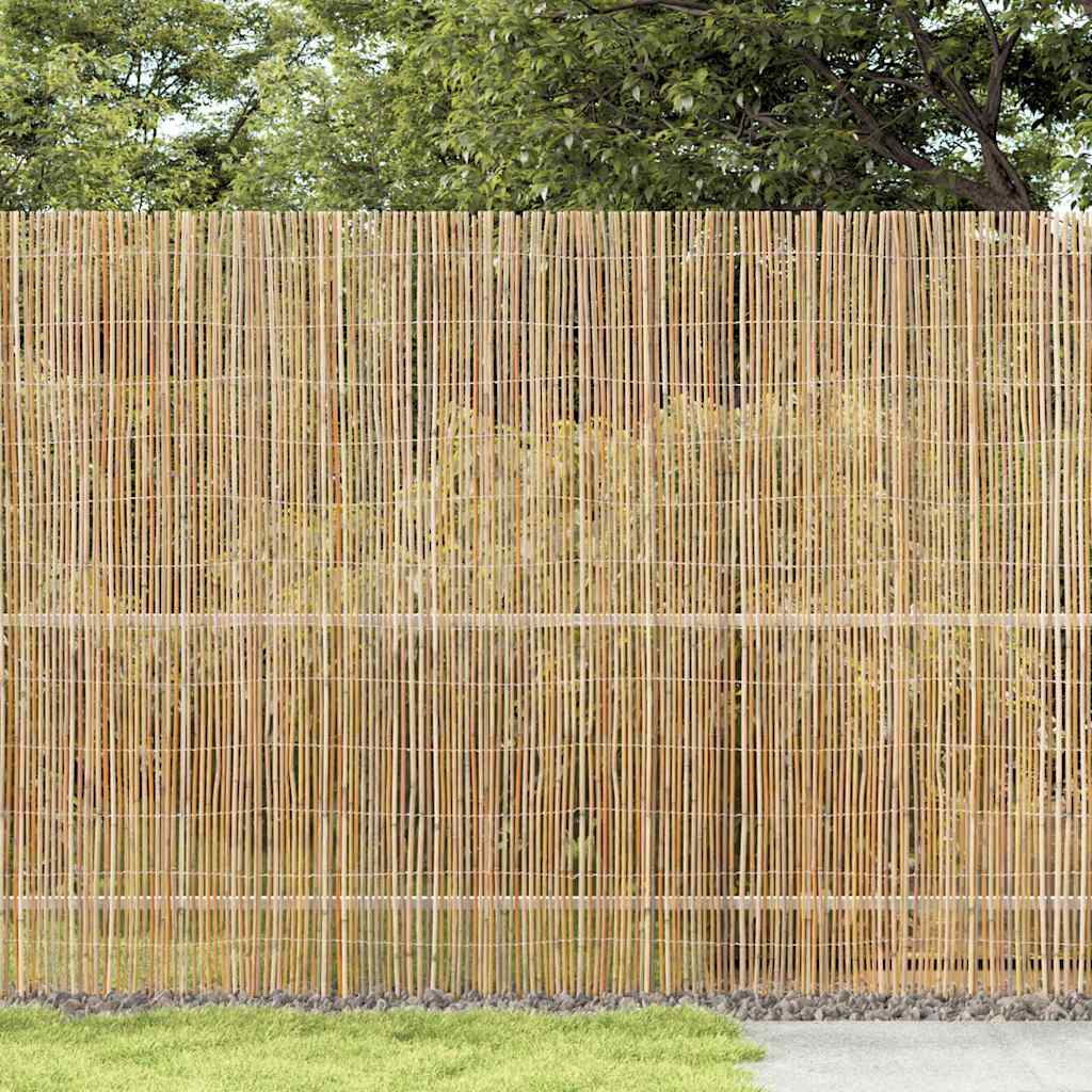 Bamboo Fence Natural 500 x 150 cm Bamboo