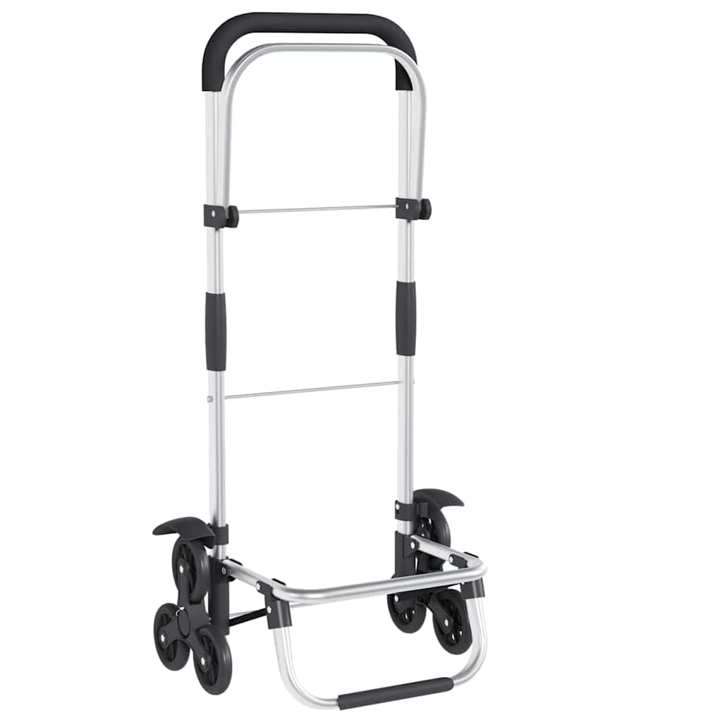 Shopping Trolley Folding Grey 47 x 39 x 100.5 cm Oxford fabric