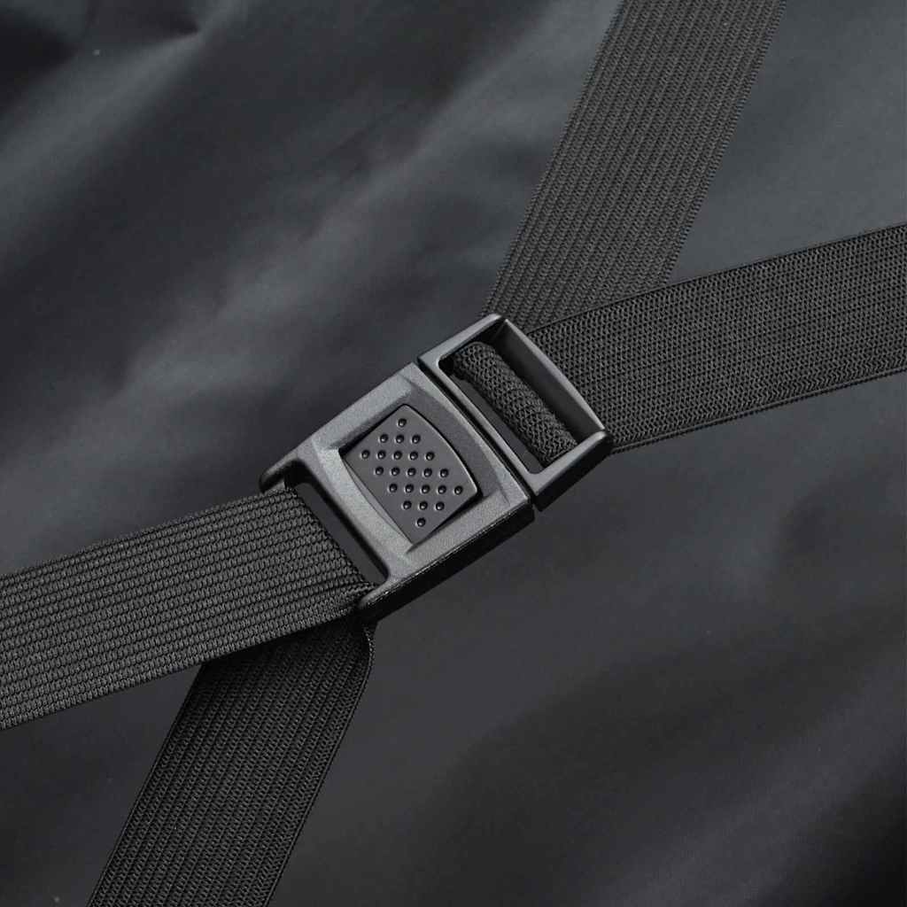 vidaXL Suitcase Set 3 pcs Black 50 x 31 x 78 cm ABS Plastic, Steel