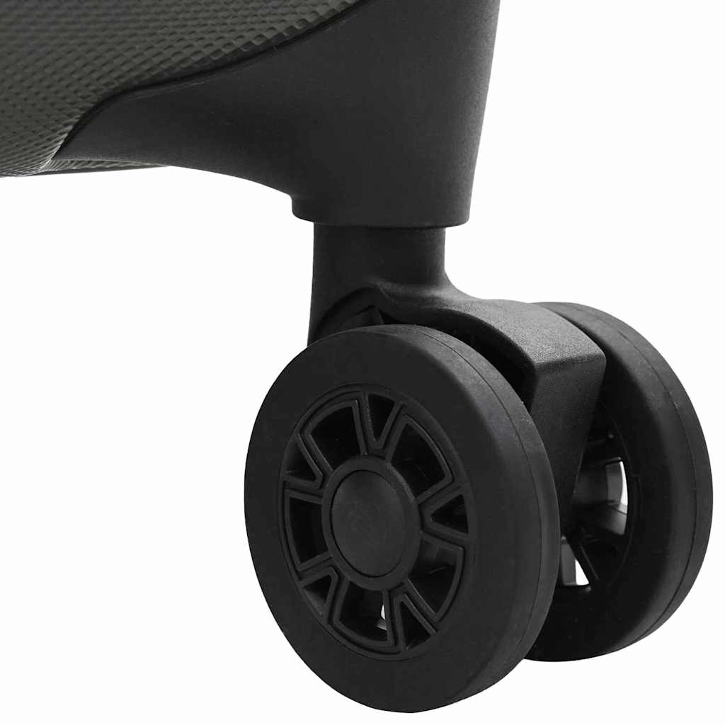 vidaXL Suitcase Folding Dark grey 34 x 23 x 55.5 cm ABS Plastic