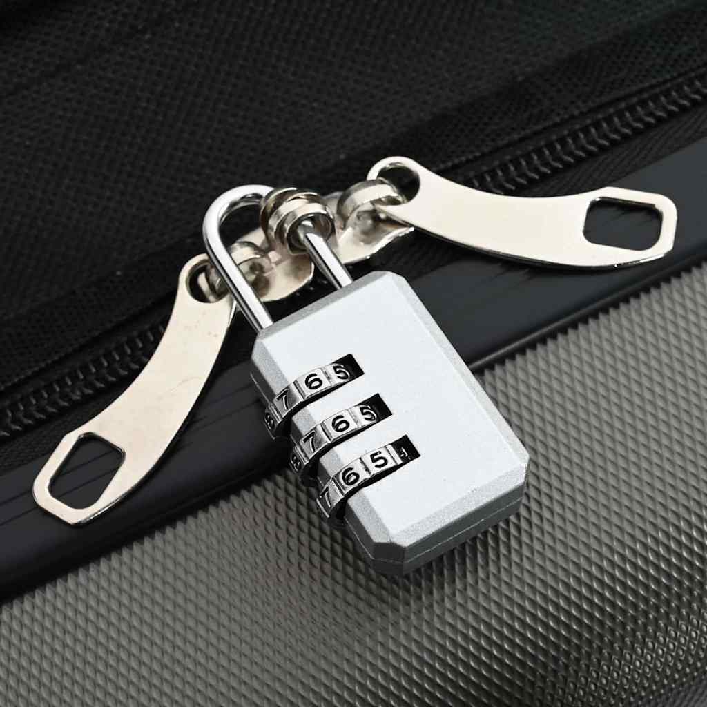 vidaXL Suitcase Folding Dark grey 43 x 27 x 66 cm ABS Plastic