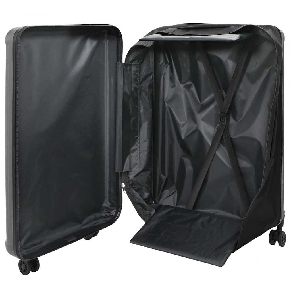vidaXL Suitcase Folding Dark grey 50 x 30 x 76 cm ABS Plastic