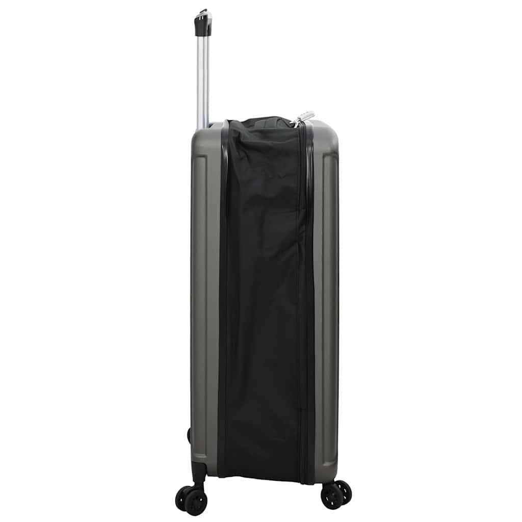 vidaXL Suitcase Folding Dark grey 50 x 30 x 76 cm ABS Plastic