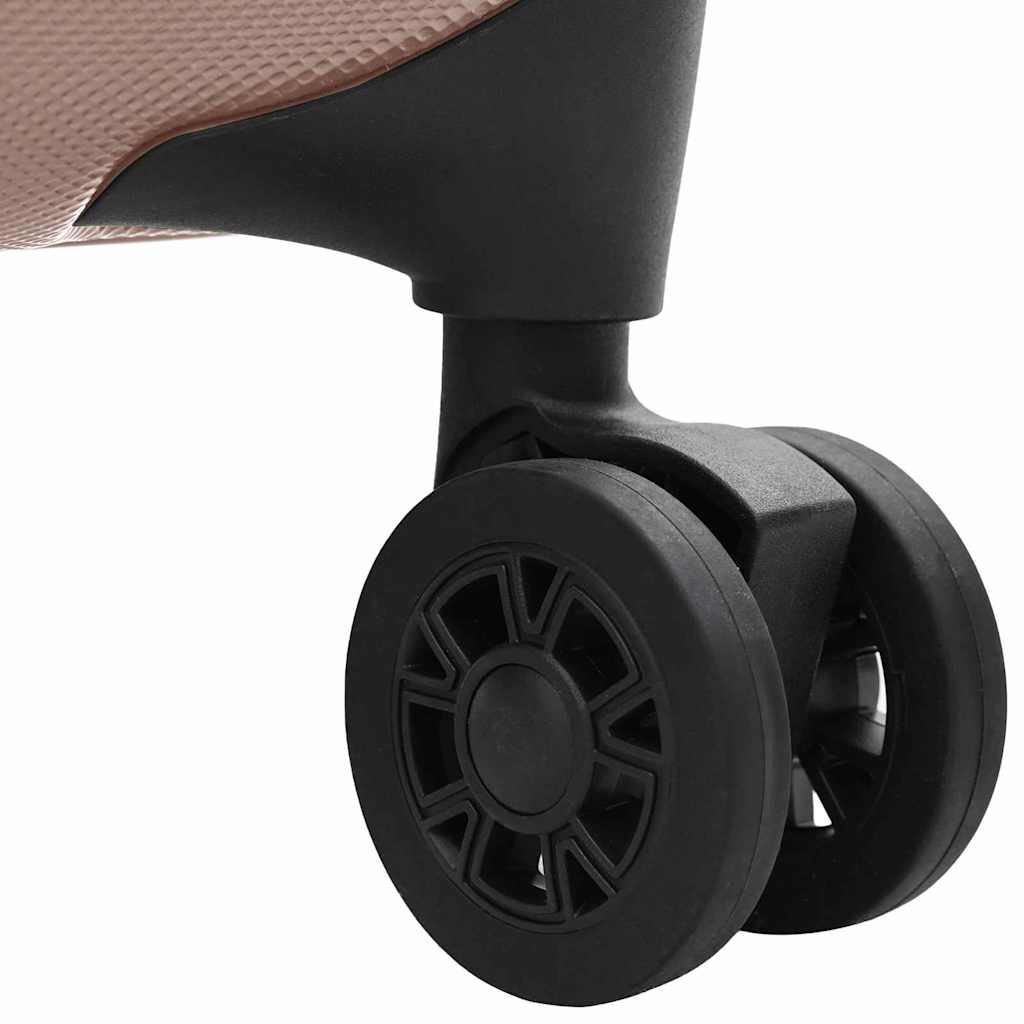 vidaXL Suitcase Folding Rose gold 34 x 23 x 55.5 cm ABS Plastic