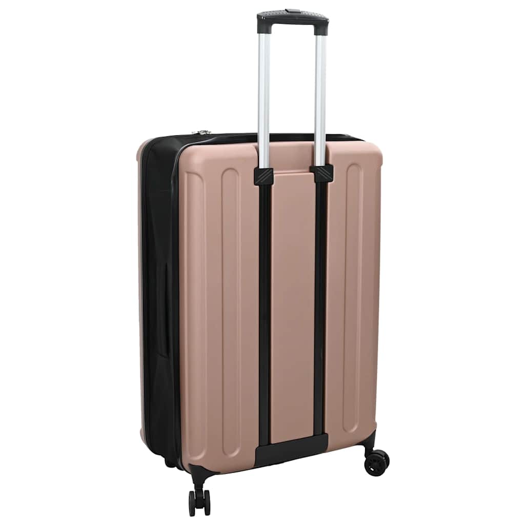 vidaXL Suitcase Folding Rose gold 50 x 30 x 76 cm ABS Plastic