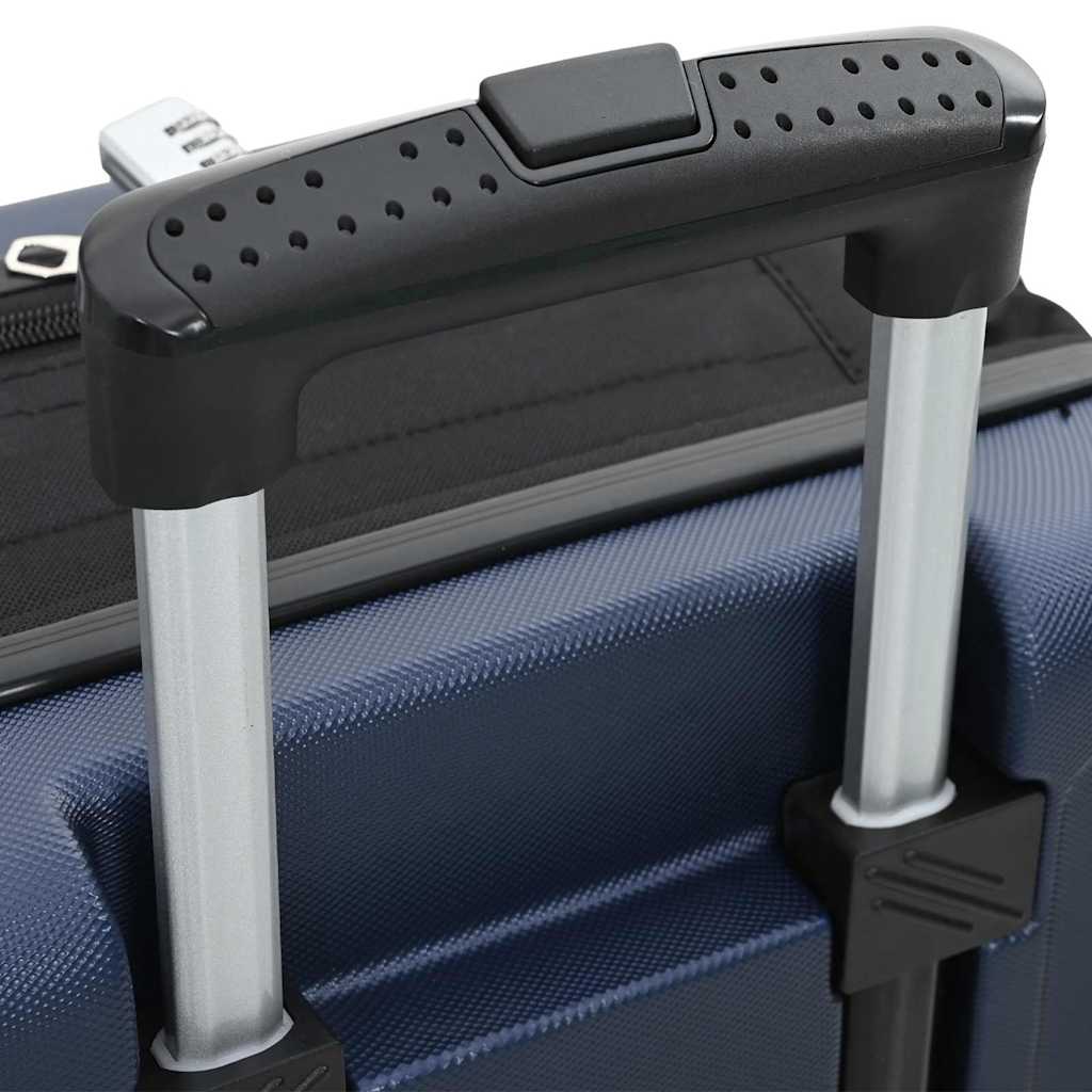 vidaXL Suitcase Folding Dark blue 34 x 23 x 55.5 cm ABS Plastic