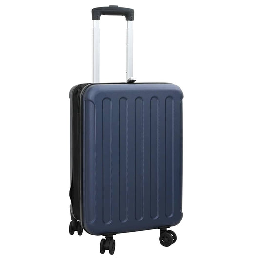 vidaXL Suitcase Folding Dark blue 34 x 23 x 55.5 cm ABS Plastic