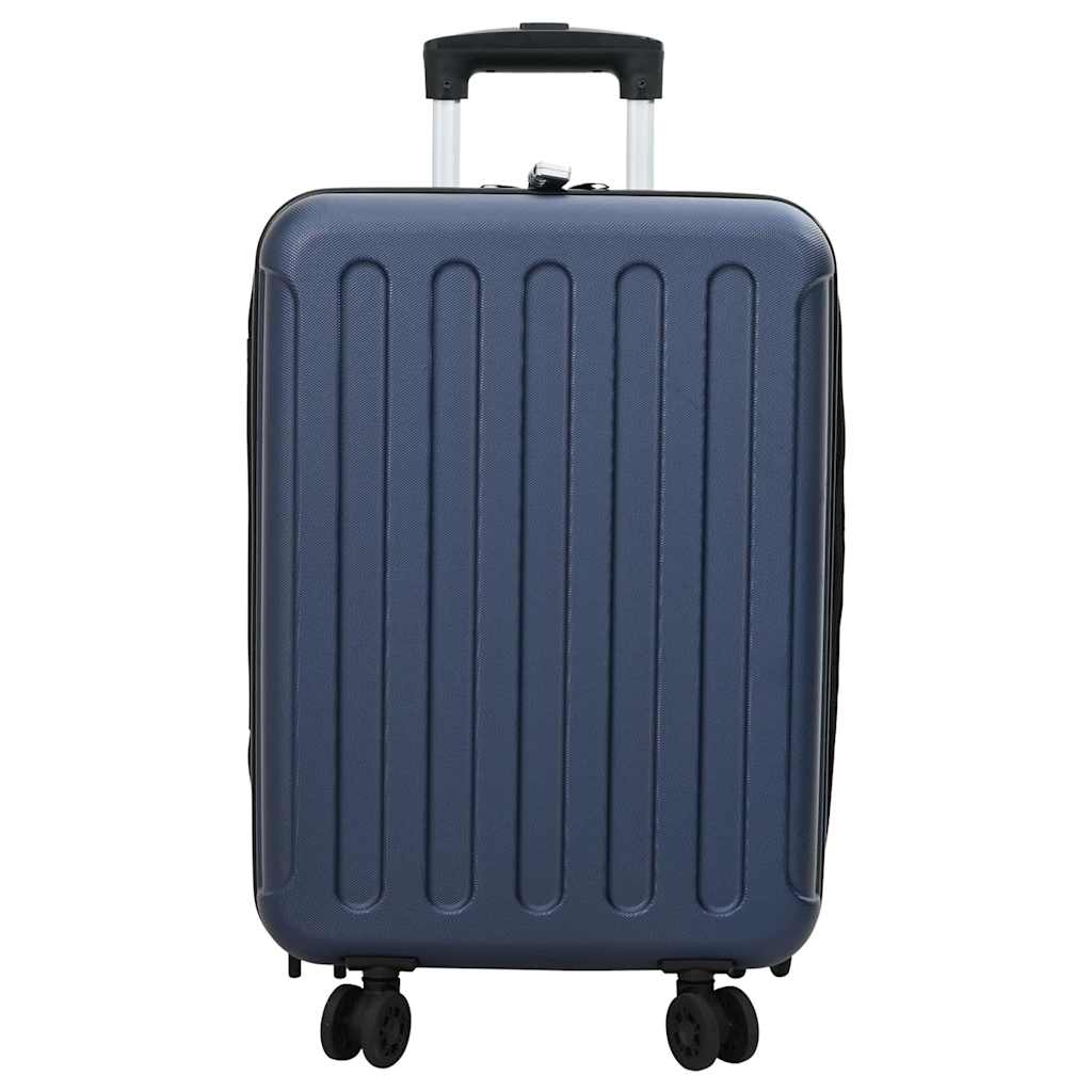 vidaXL Suitcase Folding Dark blue 34 x 23 x 55.5 cm ABS Plastic