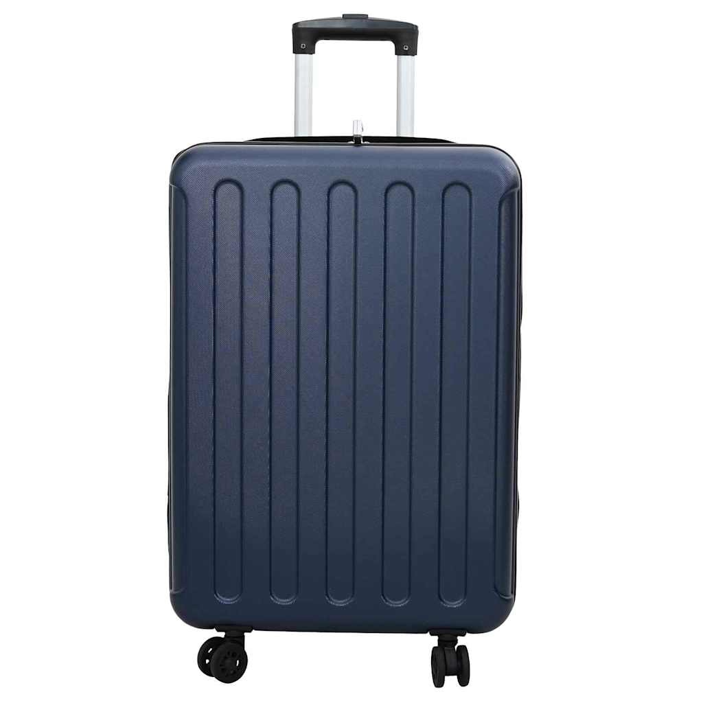 vidaXL Suitcase Folding Dark blue 43 x 27 x 66 cm ABS Plastic