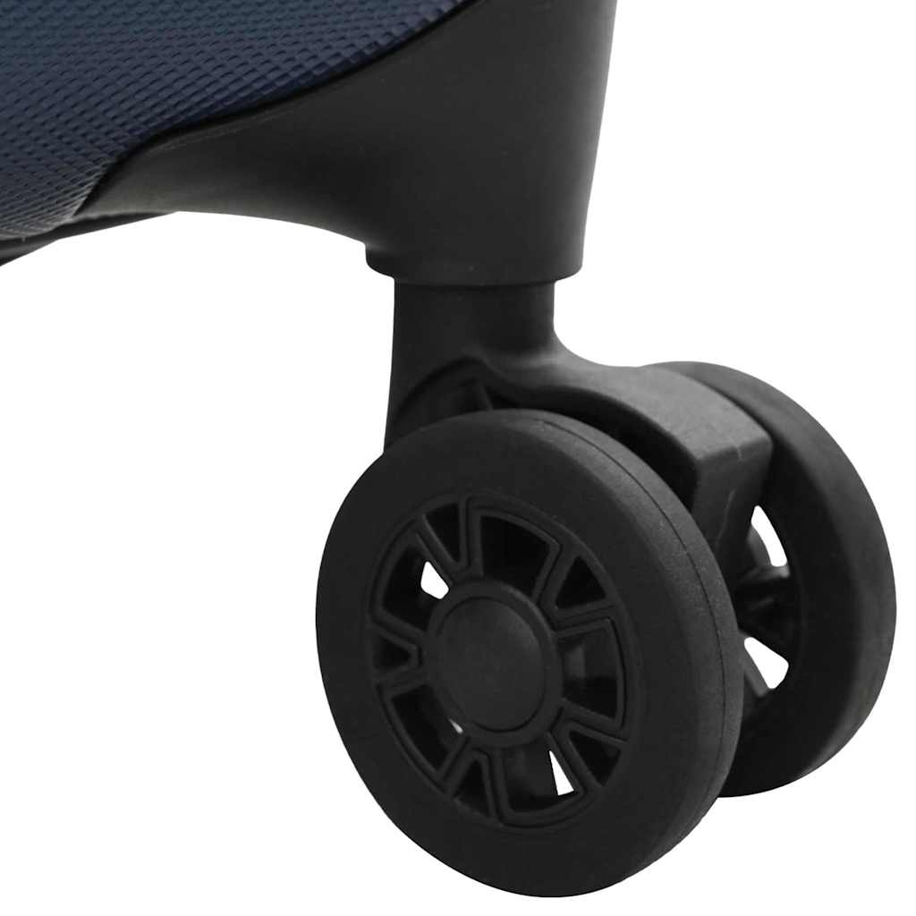 vidaXL Suitcase Folding Dark blue 50 x 30 x 76 cm ABS Plastic