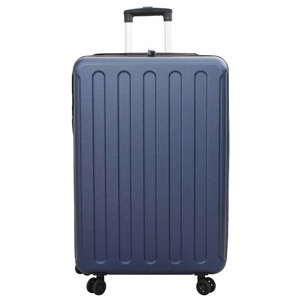 vidaXL Suitcase Folding Dark blue 50 x 30 x 76 cm ABS Plastic
