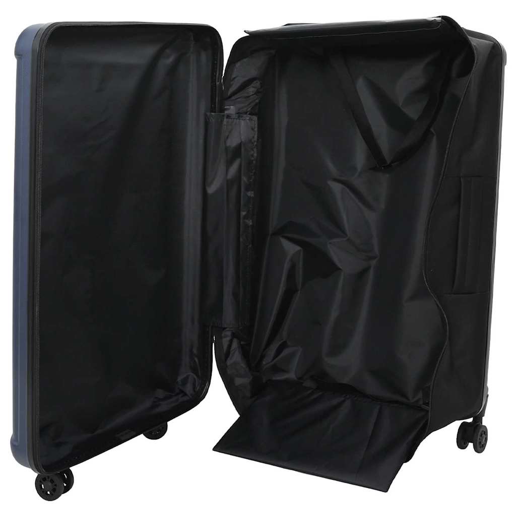 vidaXL Suitcase Folding Dark blue 50 x 30 x 76 cm ABS Plastic